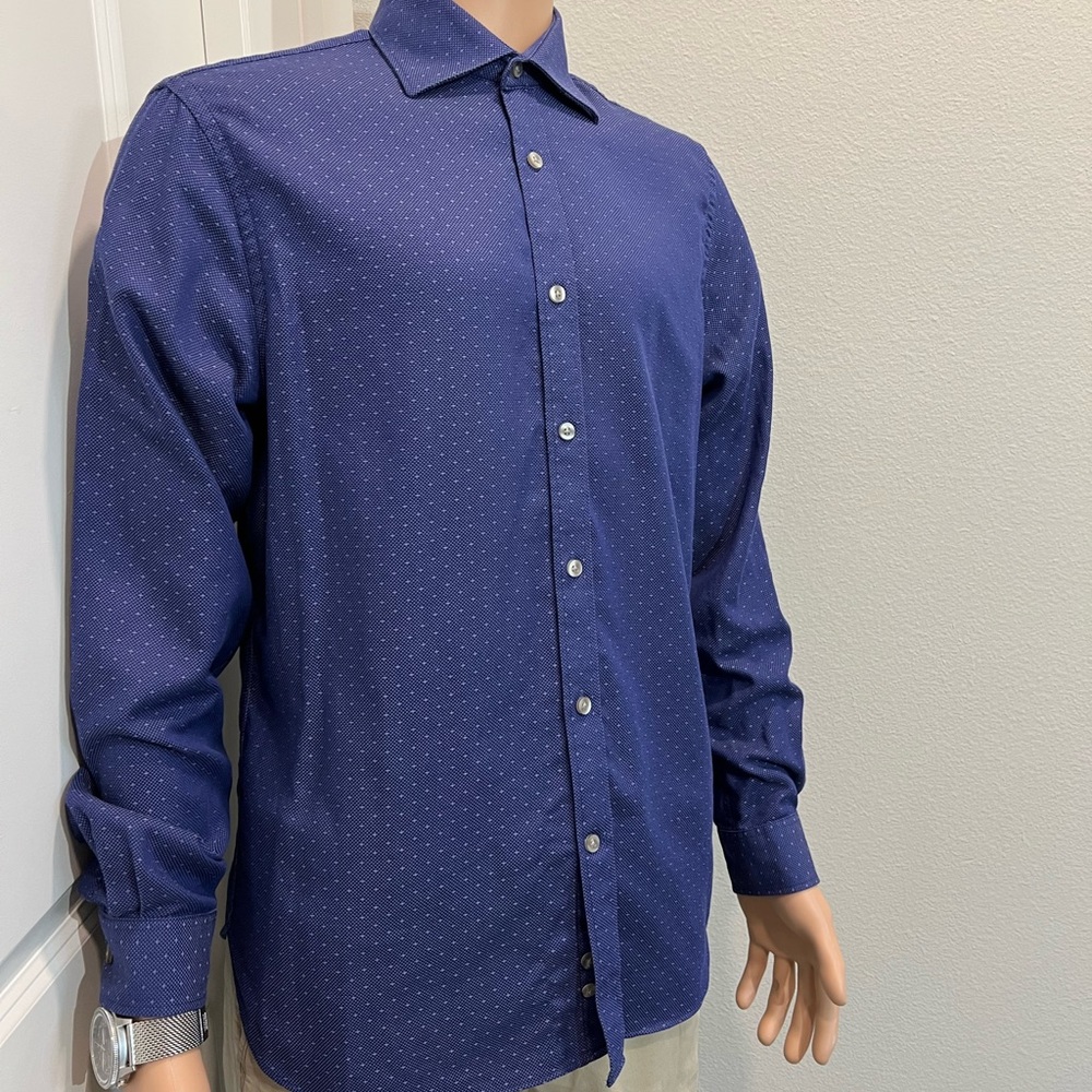 Michael Kors Slim Fit Dress Shirt, Size 16- 34/35 - Picture 8 of 9